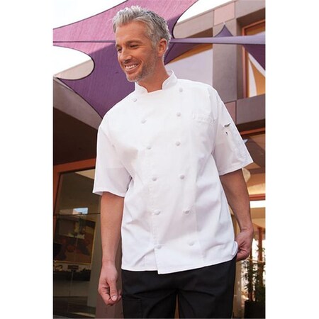 Nathan Caleb Aruba Chef Coat in White - 6XLarge NA2499327